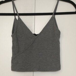 Grey Crop Tank top